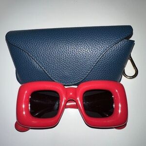 Red Loewe Sunglasses